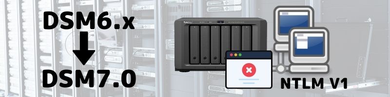 DSM7.0アップデート後、古いシステムから共有フォルダにアクセスできないロゴ